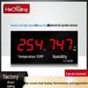 Large LED Digital Thermohygrometer with High-Precision Temperature and Humidity Display & Alarm HEC668