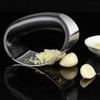 Black Garlic Press Garlic Mashers Manual Ring Garlic Peeler Garlic Beater Stainless Steel Garlic Mashers