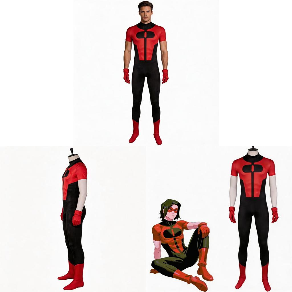 Invincible Kid Omniman Cosplay Outfit Made Of Polyester For Anime Fans