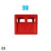 AAA/AA/9V/CR2032/CR2025 Batterie-Aufbewahrungsbox Stapelbarer Batterie-Organizer Dekorativer Batteriehalter, Aufbewahrungsbox für Zuhause, Büro