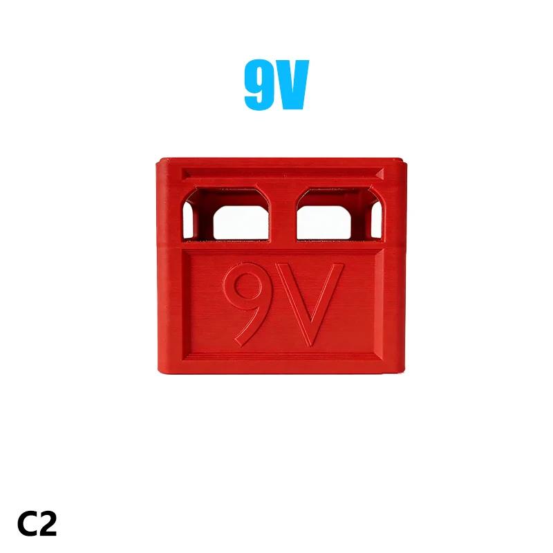 AAA/AA/9V/CR2032/CR2025 Batterie-Aufbewahrungsbox Stapelbarer Batterie-Organizer Dekorativer Batteriehalter, Aufbewahrungsbox für Zuhause, Büro