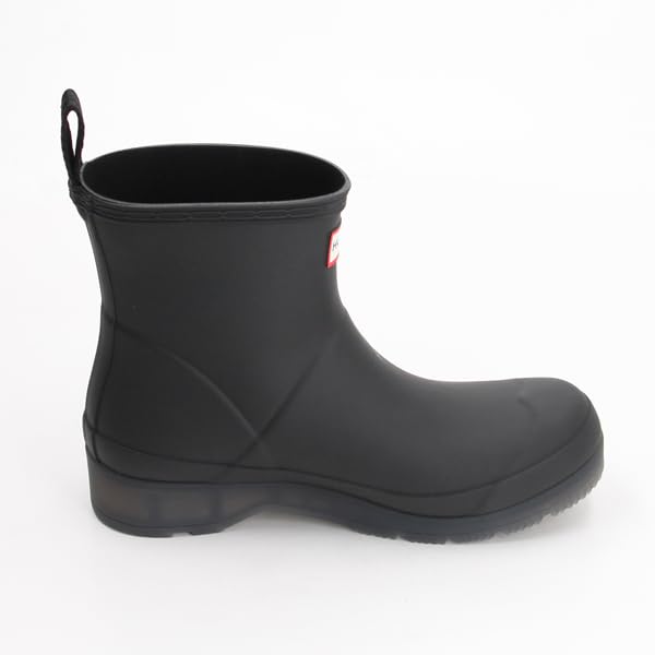Hunter Play Short Translucent Sole UK 5 Women's Boots, Black, (24cm)