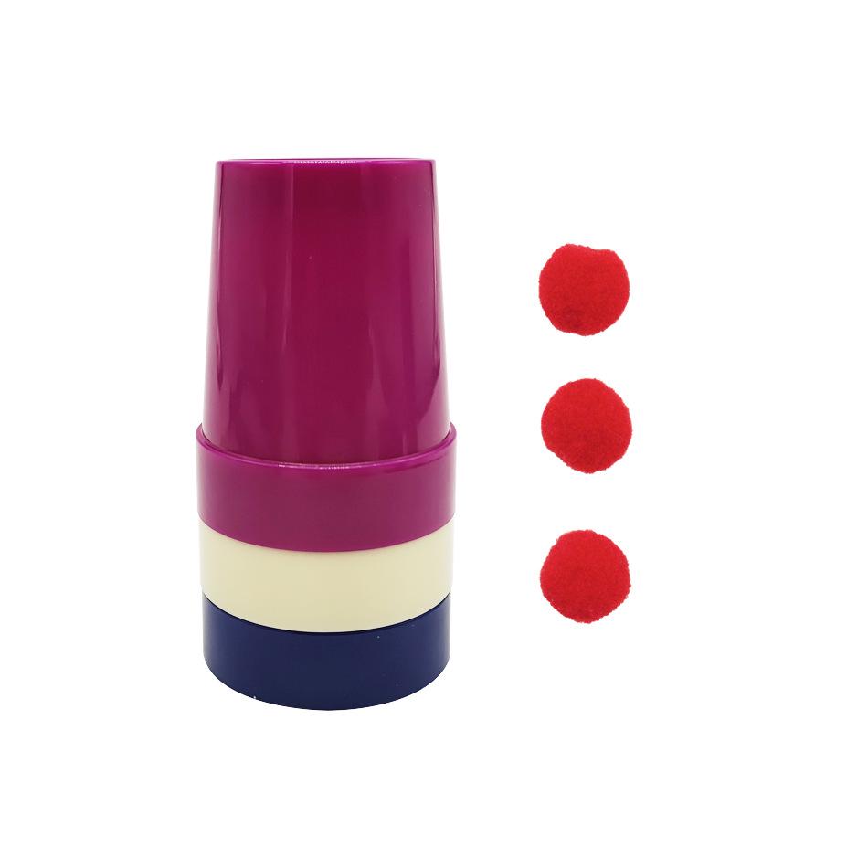 High-Quality Large Three Immortals Cups & Balls Magic Props for Kids