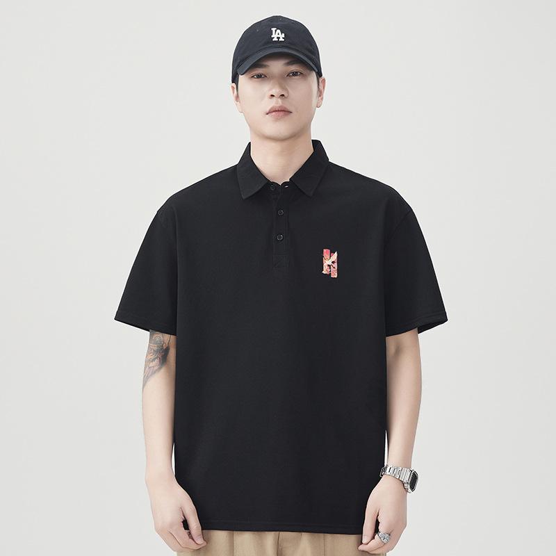 New Summer T-shirt Loose Lapel Short-sleeved POLO Shirt T-shirt