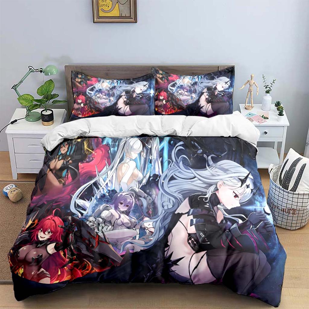 Hot Game Characters Nikke Goddess of Victory Bedding Sets Bed Supplies Set Duvet Cover Bed Comforter Set Bedding Set Luxury Gift
