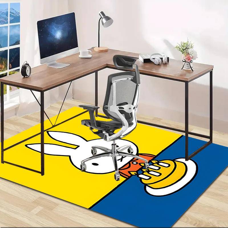 1pc Miffy1 Design Area Rug - Non-Slip, Soft & Cozy Floor Mat for Living Room, Bedroom, Office - Indoor/Outdoor Decorative Carpet