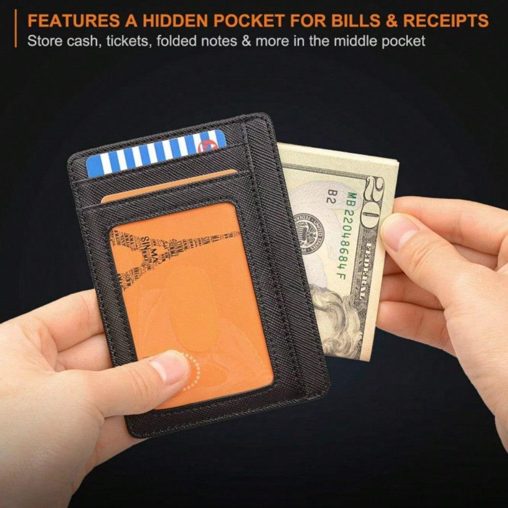 Card Bag Men's RFID Anti-theft Swipe Card Bag Men's Card Holder