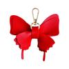 Modern Textured Butterfly Bag Charm Wear Resistant Keyring Purse Organizer Accessory Easy Install Purse Pendant