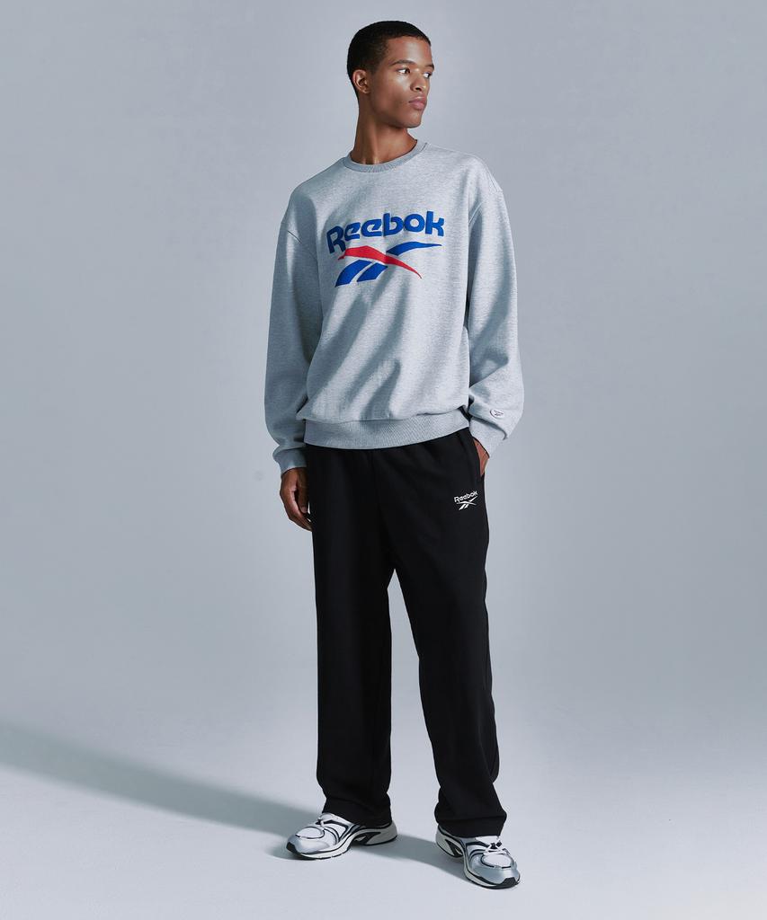 REEBOK Loose Fit Straight Sweatpants - Black