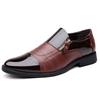 Mode High-End Marke Herren Glänzende Lederschuhe Business Herren Pendeln Geselligkeit Formelle Schuhe Vielseitige Herren Leder Slipper