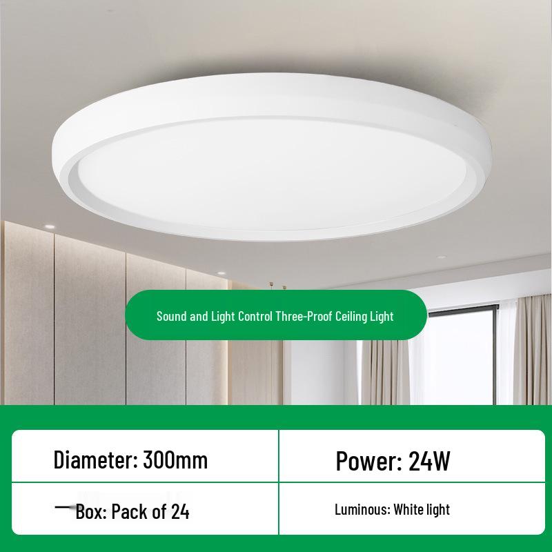 Ultradünne wasserdichte LED-Deckenleuchte für Badezimmer, Balkon, Schlafzimmer und Flur.