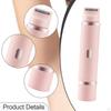 Bikini Trimmer Facial Hair Remover Double Headed Ergonomic Practical Electric Shaver for