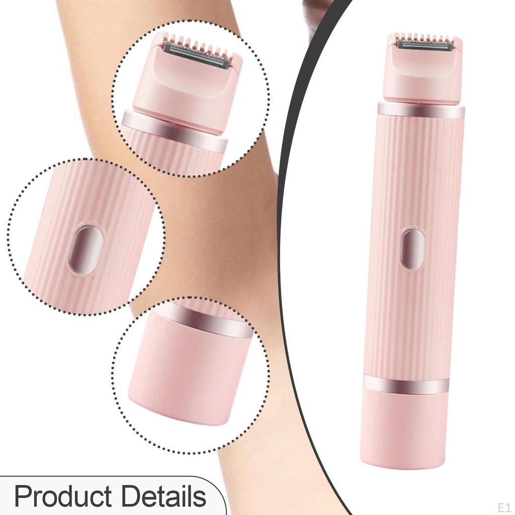Bikini Trimmer Facial Hair Remover Double Headed Ergonomic Practical Electric Shaver for
