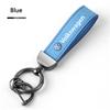 Valve Stems Caps Leather Car Keychain Key Chain Rings Metal Leather For For VW Volkswagen Golf Polo Passat Touran Jetta Car-Styl WR0