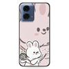 Phone Pouch Couple Phone Case For MOTO G24 Power TPU Soft case Shockproof Durable Waterproof Cartoon Cute Protective
