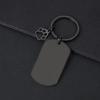 Laser-Printed Metal Dog Tag Keychain - Festival Gift Engravable Blank