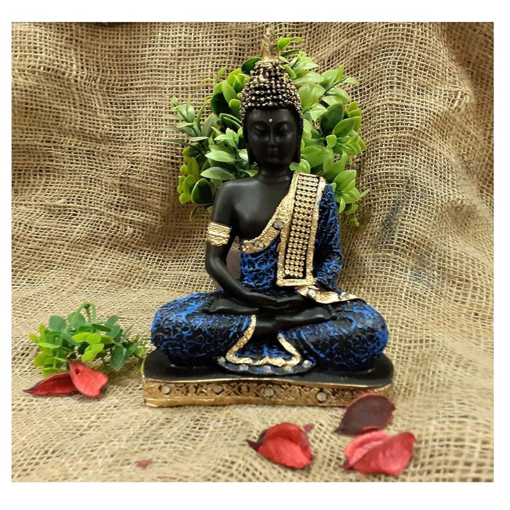 Buddha-statyer för heminredning Stor storlek Hela kroppen Buddha-statyer för vardagsrum Sittande Gautam Budh Murti Idoler Trädgårdsutställningsföremål