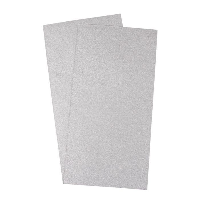 Cire à décorer, argent, 20x10cm, 2 pièces