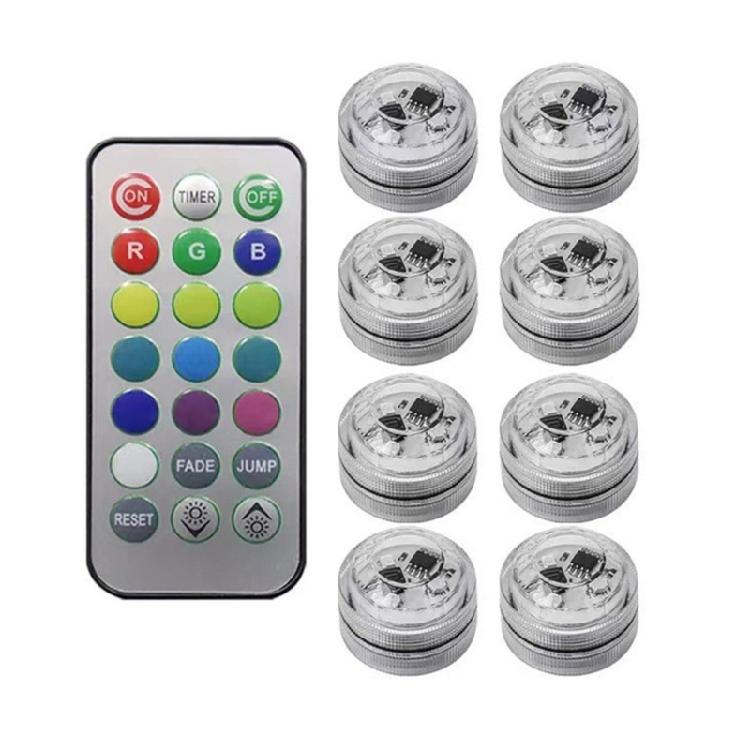 Adhesive Atmosphere Light Car Interior Ambient Light Auto Roof Light Wireless LED Lights Remote Control Decoration Lamp