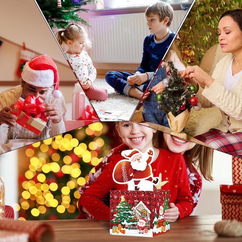 2025 New Christmas Money Roll Box  Cash Box Pull Out Party Favors Money Christmas Boxes for Families Holidays Friends