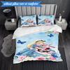 Alice and the Cat 3pcs K-pop Music Group Bedding set,Ideal for Bedroom, Dormitory,Including Duvet Cover And 2pcs Pillowcases,Fan Gifts