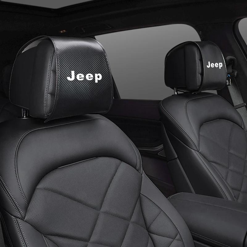 Per Jeep Cuscino per Poggiatesta Sedile Auto Cuscino per Collo Copertura Protettiva Morbida Accessori Per Jeep Renegade Wagoneer Avenger Recon Wrangler Compa