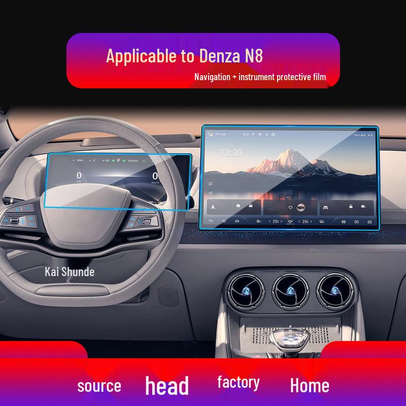 25 Denza N7/N8 Tempered Film Anti-Scratch Screen Protector for Console & Instrument