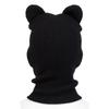 Cute Ear Decoration Balaclava Hat Women Windproof and Cold Proof Hats Outdoor Warm Hooded Cap Knitted Caps