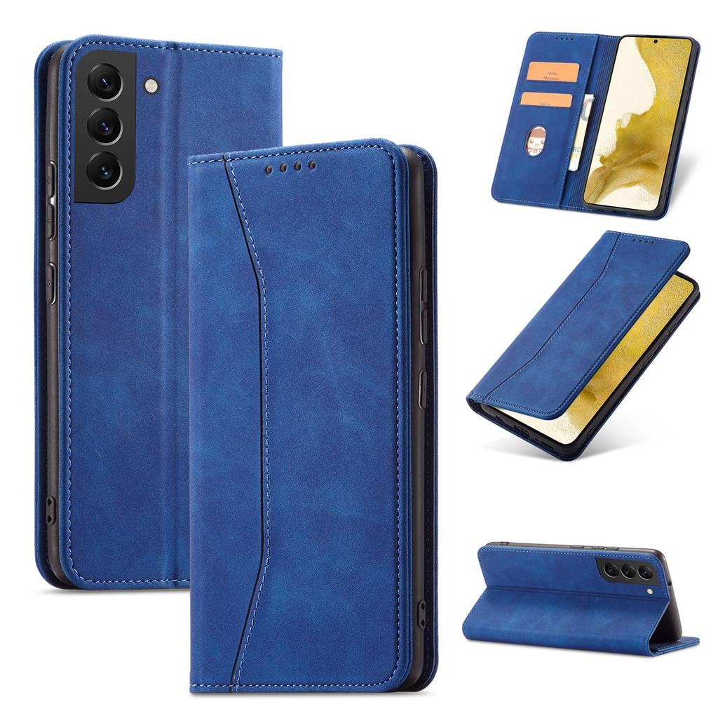 Hurtel Samsung Galaxy S22+ Blue Wallet Case