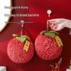 Festive Chenille Hand Towel - Absorbent, Thick, Hanging Towel for Kitchen & Bathroom