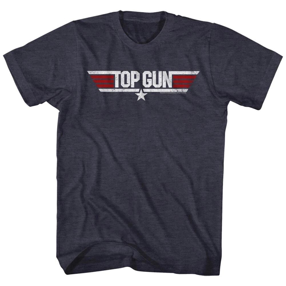Top Gun Movie Logo Vintage Red White & Blue Men s T Shirt 2XL
