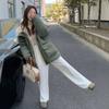 Winter new down cotton-padded clothes women's short thickened cotton-padded clothes fashionable versatile loose lamb wool cotton-padded jacket