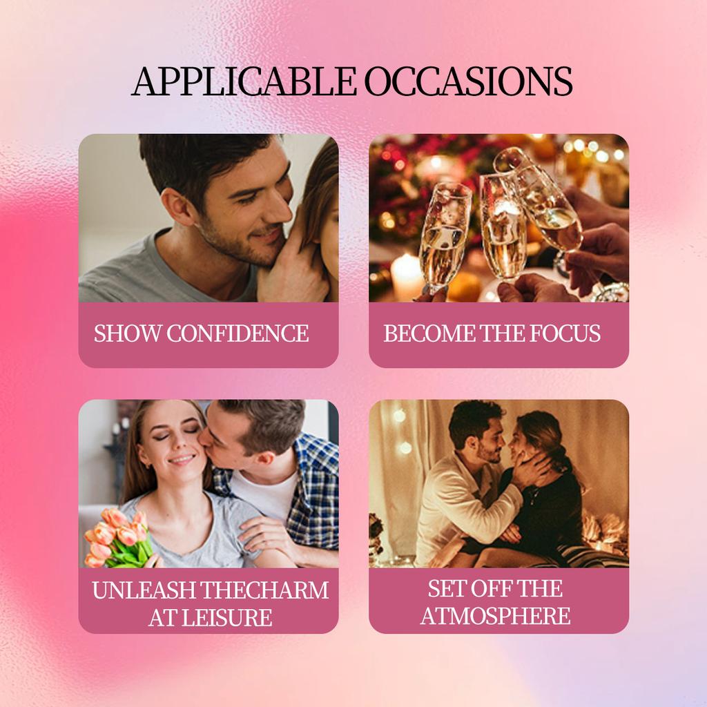 1PC Women's Pheromone Couple Roll-On Perfume, Oilfruity Floral Note, Long-lasting Fragrance, Date Alcohol-Free