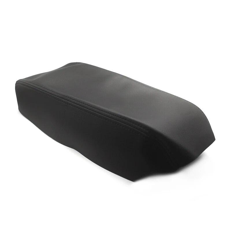 Soft Leather Armrest Cover For Nissan Altima 2007 2008 2009 2010 2011 2012 Car Center Control Armrest Box Cover Sticker Trim