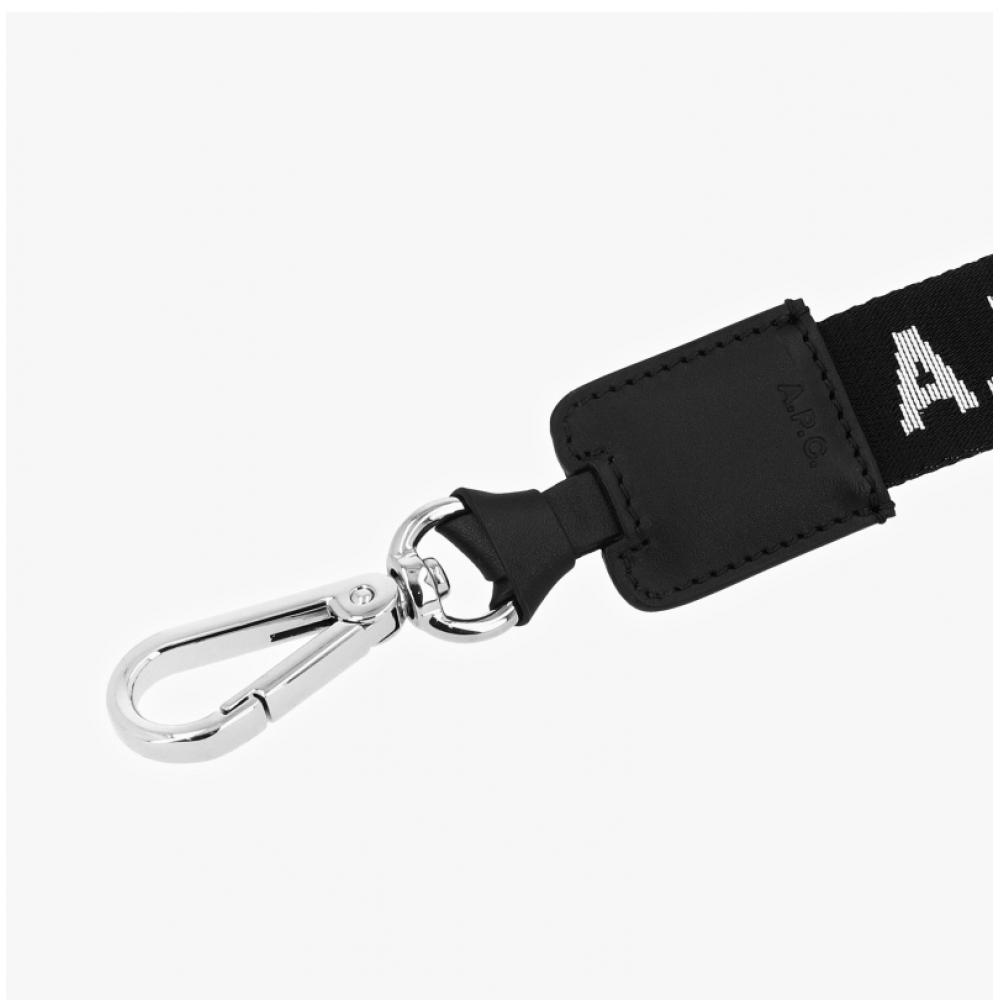 Apc Neck Strap Keyring Jacquard H63637 Lzz Black
