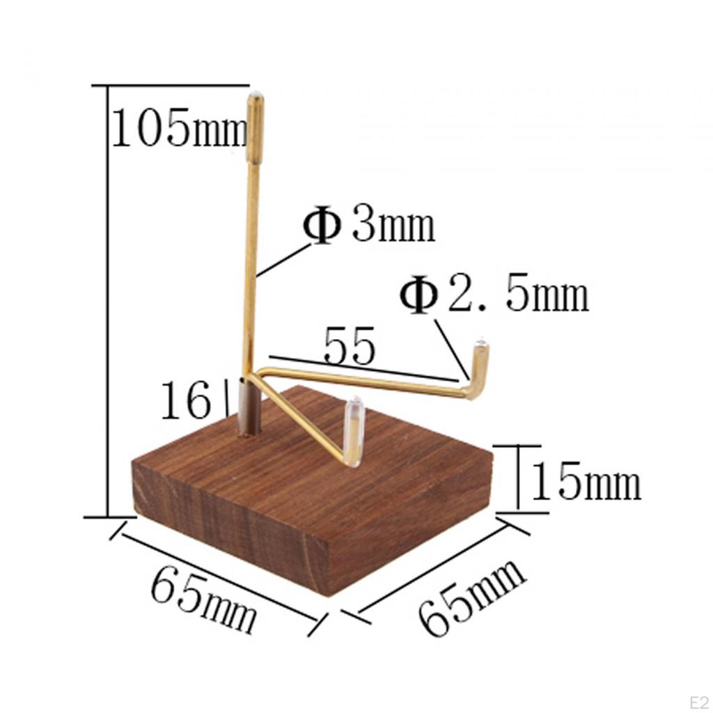 Justerbar metallarm Display Stativ Mineral Sphere Piedestals Heminredning Hållbar