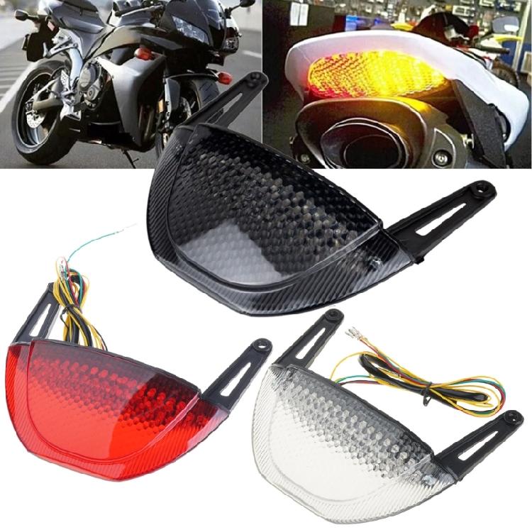 Motorcycle Modified Tail Light LED Brake Warning Lamp for CBR600RR 2007-2012
