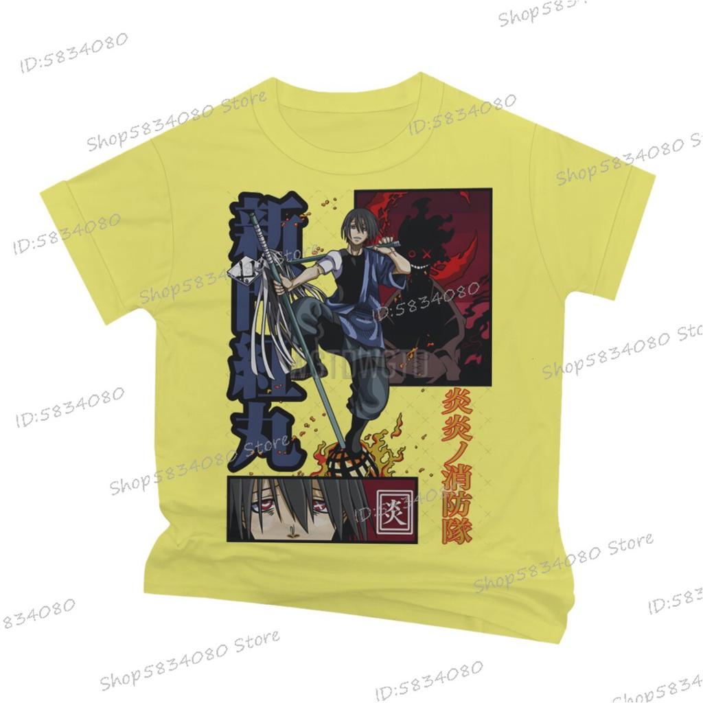 Anime Fire Force Printed Cool TShirt Anime Unisexga Adult Vintage Soft Tees Gift for Him Classic Fire Force Streetwear Tshirts