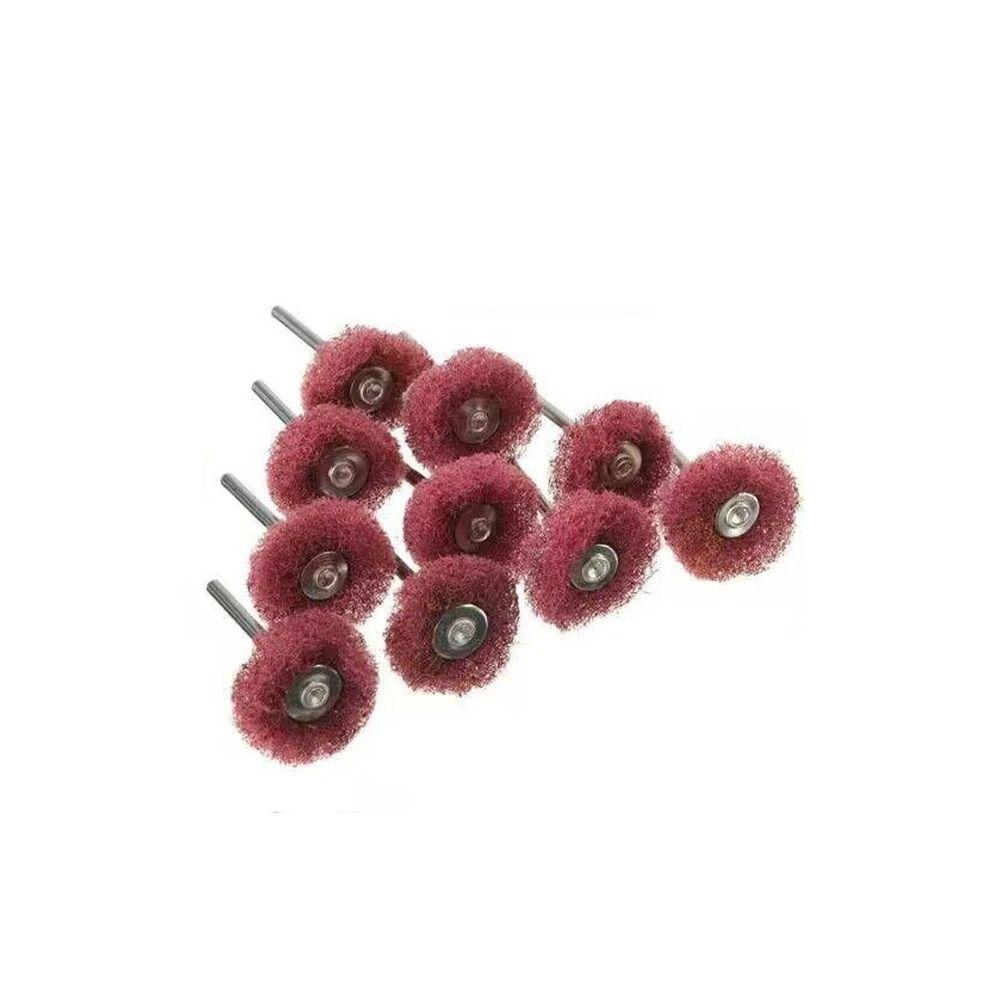 10pcs Nylon Polishing Wheel Buffing Fiber Grinding Head  Grinding Machine Accessories