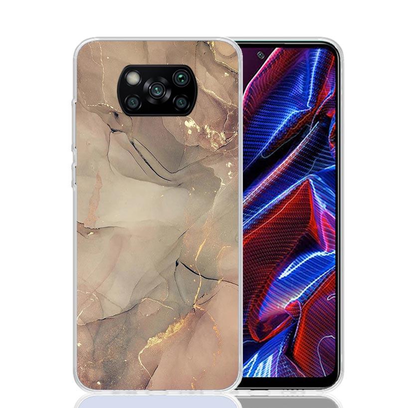 

Чехол для телефона с рисунком гранита и мрамора для Xiaomi Poco F7 Ultra X7 X6 Pro X5 Redmi 15 15C 13 13C 12 12C 10 10A 10C 9 9A 9C 9T Оболочка Poco X7 X Xiaomi Poco X6