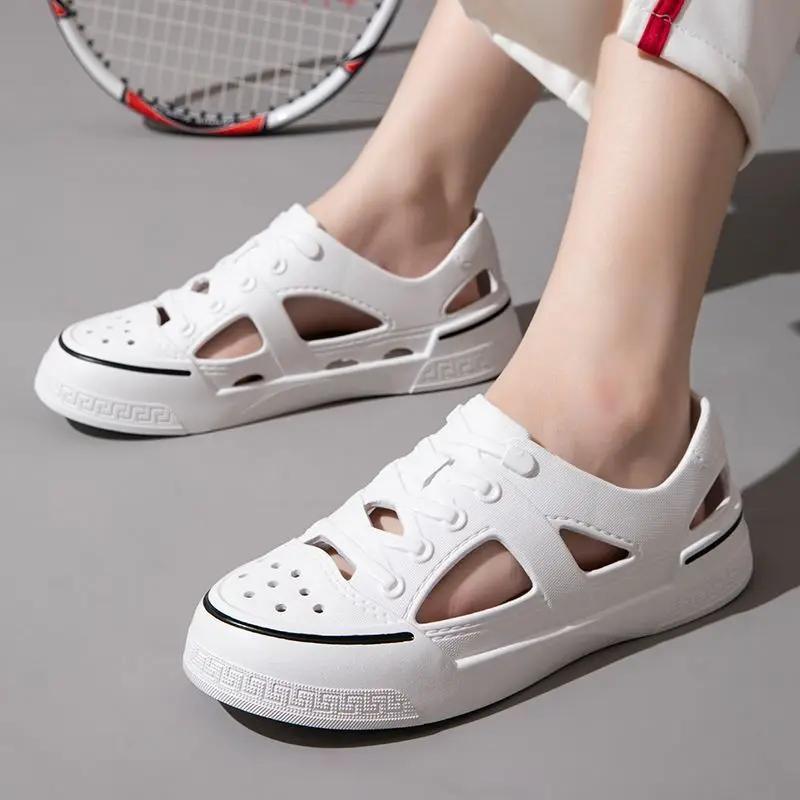 Fashion Closed Toe Men's Sandal with Platform Height Hole Shoes Buy High Quality New Summer Low Price Luxury H Open Daily Use Male Shoe