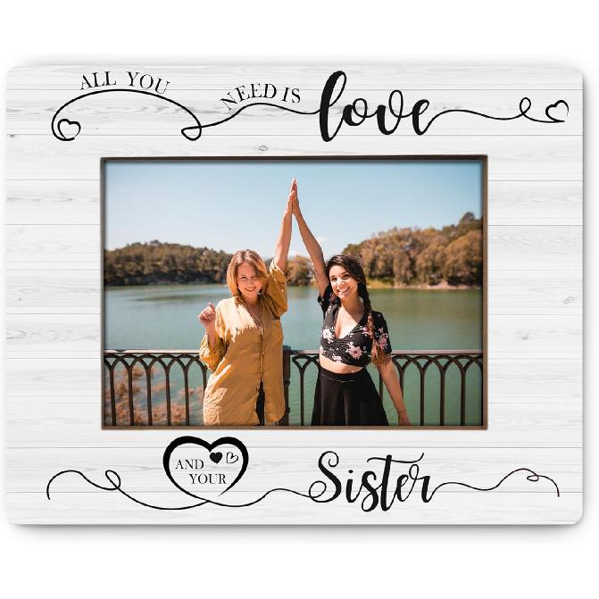 Brother and Sister Picture Frame 5x7, Brother Sister Gifts, Gifts for Sister from Brother, Brother and Sister Photo Frame 1-Picture Frame