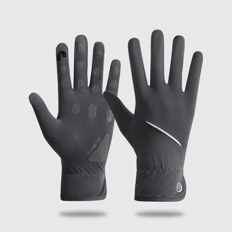Outdoor Summer Gloves Men and Women Touch Screen Sports Running Cycling Travel Anti Slip Anti UV Breathable Wear Resistant Sun Protection