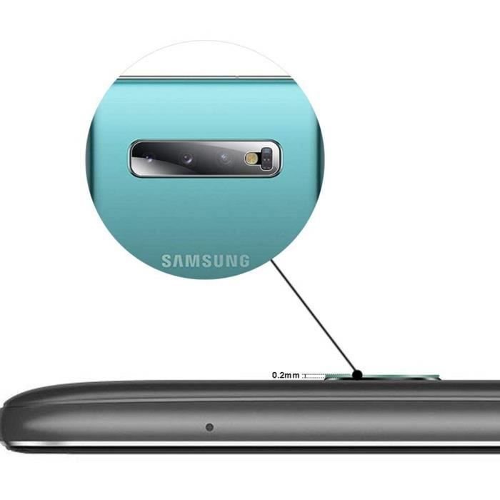 Lot of 4 Tempered Glass Camera Protection for Samsung Galaxy S10 - Protective Film for Rear Camera Lens