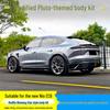 Compatible with 25 NIO EC6 models, the Pluto kit includes a front lip with lights, rear lip, rear spoiler, top spoiler, wheel arches, and side skirts.