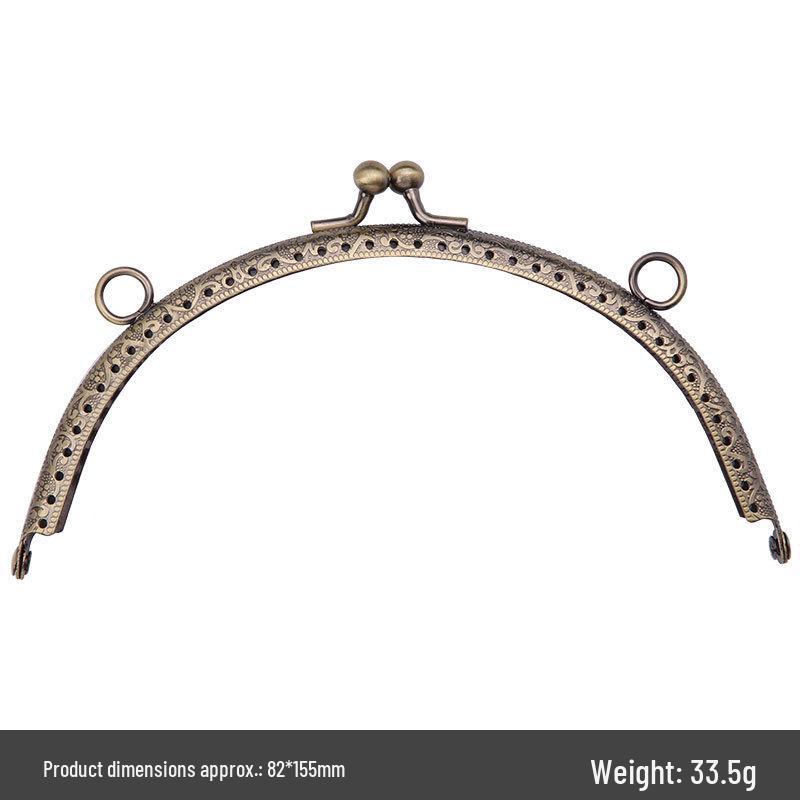 Retro Handmade Coin Purse Clasp Clips - DIY Material Kit for Crafting Bags