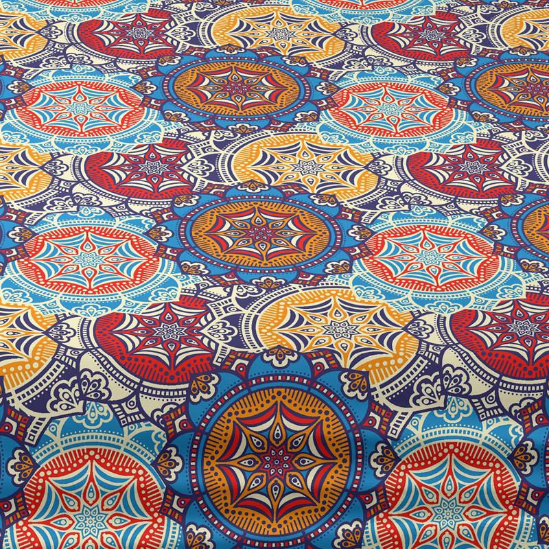 Bohemian 1 Patterned Frosted Bedsheet, Bedroom Printed Bedspread, Bedding Excluding Pillowcases