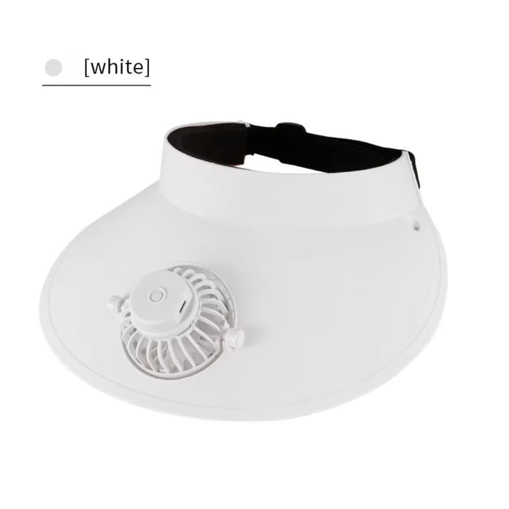 Fashionable Sun Cap Fan with High Wind Speed Large Air Volume USB Charging Multiple Adjustable Settings Portable Design Outdoor