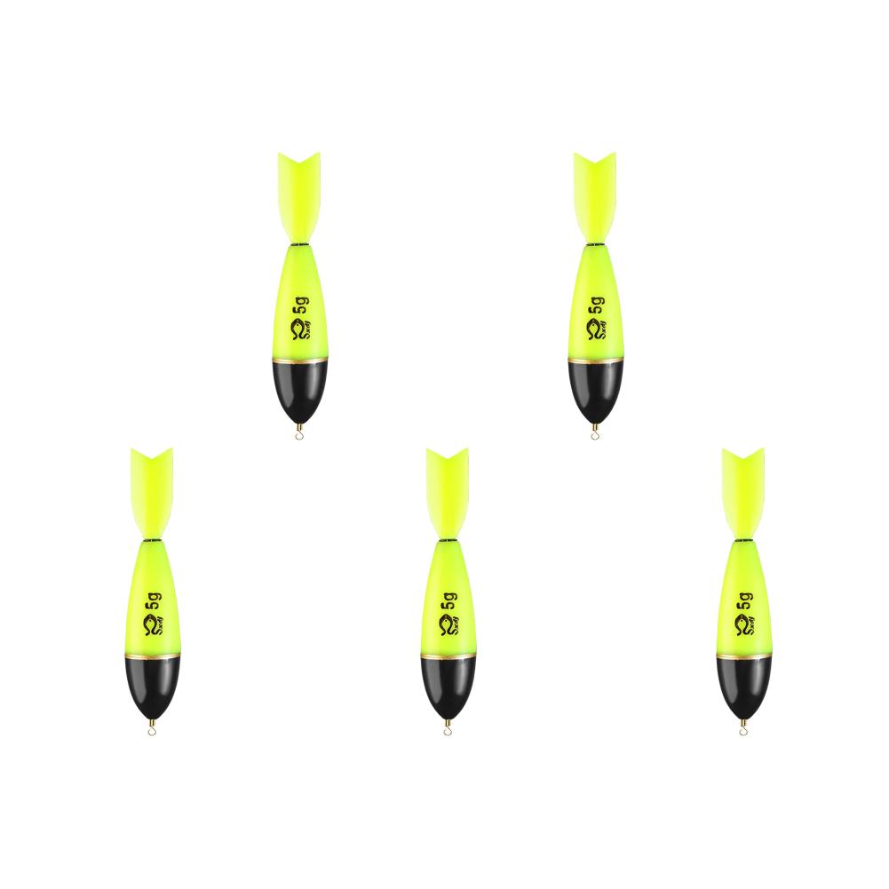 5-1PCS Fishing Bobbers Night Fishing Float Light Stick Night Fishing Light Up Bobbers for Sea Ocean Rock Fishing Accessories