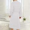 Men's  Weave Bathrobe,robe, Lightweight Nightgown, Long Loungewear, Hotel Leisure Bathrobe
